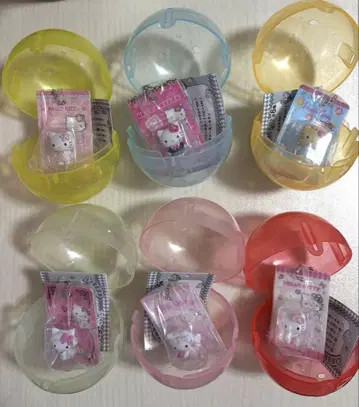 HELLO KITTY 패키지 미니어처 컬렉션 컴플리트 세트