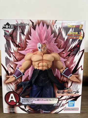 [ 미개봉 ] 드래곤볼 피규어 A상 붉은 가면의 사이어인 초사이어인 로제