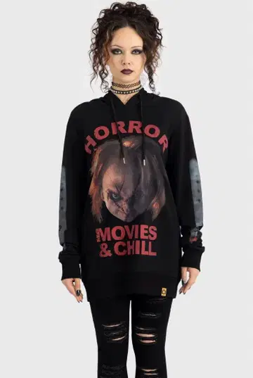 공식 콜라보 KILLSTAR child play CHUCKY 후드티