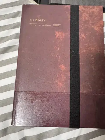 브라운 다이어리 합성 피혁제