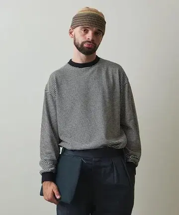 Steven Alan BORDER LONG SLEEVE TEE
