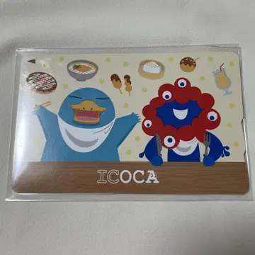 오사카 간사이 만박 한정판 디자인 ICOCA 카드 미야쿠미야쿠 이코짱