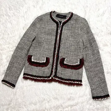 ZARA 자라 트위드 자켓 태슬 sizeXS