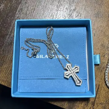 GILA JEWELZ 실버 크로스 목걸이