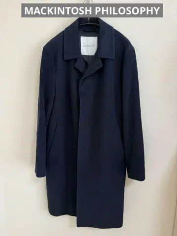 MACKINTOSH PHILOSOPHY 스텐칼라 코트 L 네이비
