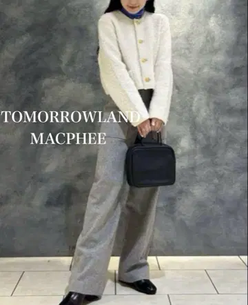 [ TOMORROWLAND ] MACPHEE 울 와이드 팬츠 그레이 S