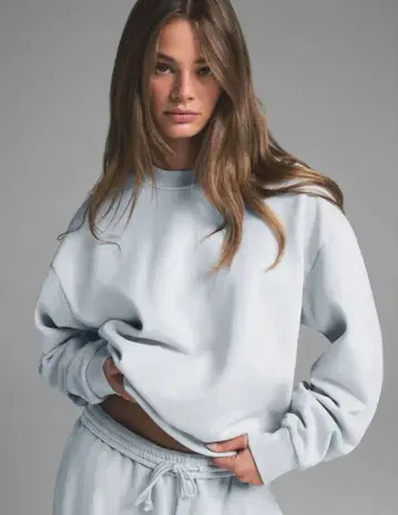 SKIMS 맨투맨 보이프렌드 크루넥 플리스 XS