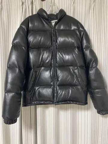 샷 가죽 다운 schott