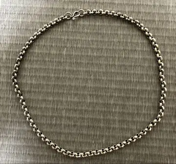 silver925 초와이드 롤 체인 6mm 폭