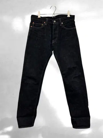 [MOMOTARO JEANS] 다크 블루 스트레이트 데님