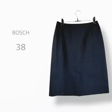 [BOSCH] 실크 블렌드 타이트 정장 스커트 슬릿 일본제 울