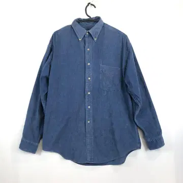 90s 엘엘빈 코듀로이 버튼 다운 셔츠 M 사이즈 D776