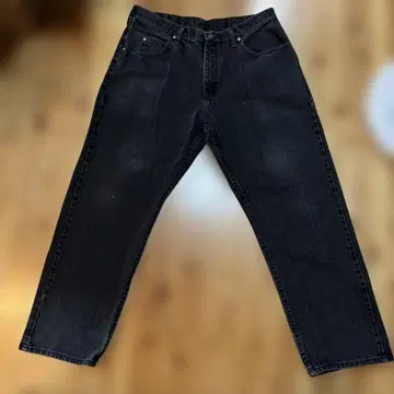 Wrangler 블랙 와이드 레그 데님 36 x 30