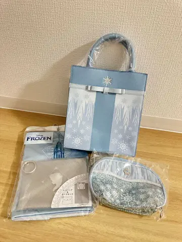 겨울왕국 엘사 세트 치하루 디즈니 백 파우치 에코백 시마무라