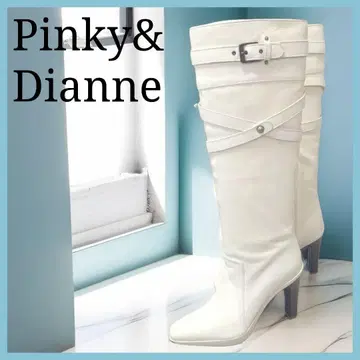 새상품 미사용 핑키&다이앤 Pinky&Dianne 롱 부츠 화이트