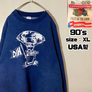 90s 프룻 오브 더 룸 맨투맨 헤비웨이트 두꺼운 원단 USA XL