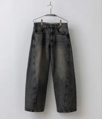 WYM LIDNM VINTAGE WASHED CURVED DENIM XS