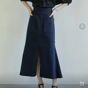 개럴개런트 코튼 스트레치 머메이드 스커트