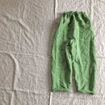린넨 몸빼 애플그린