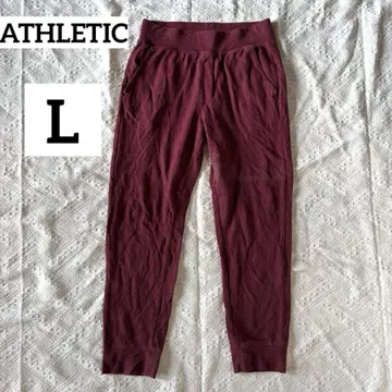ATHLETIC [ L ] 스웨트 팬츠 조거 팬츠 버건디 보르도