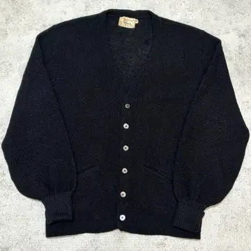 레어 선착순 빈티지 CAMPUS 모헤어 가디건 블랙 USA제