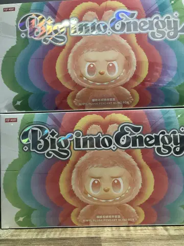 POP MART Big into Energy 봉제 인형 모듬 2box