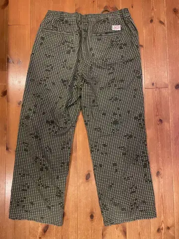XLARGE 체크 무늬 워크 팬츠