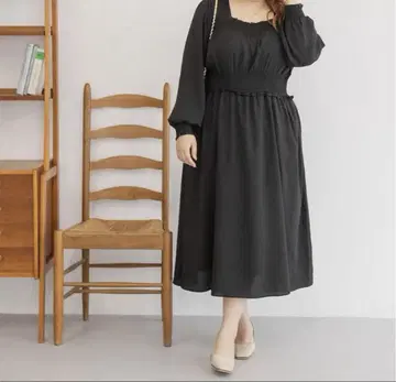 CLETTE 오리지널 셔링 사용 개더 원피스 쿠레트