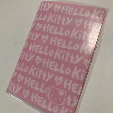 HELLO KITTY 미니 클리어 파일 핑크 헤이세이 레트로 산리오 레어