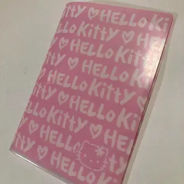 HELLO KITTY 미니 클리어 파일 핑크 헤이세이 레트로 산리오 레어
