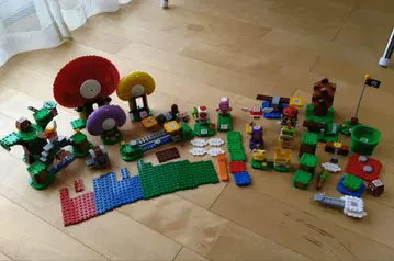 레고 마리오 LEGO 키노피오 스타터 세트 고양이 마리오 파타파타 독버섯