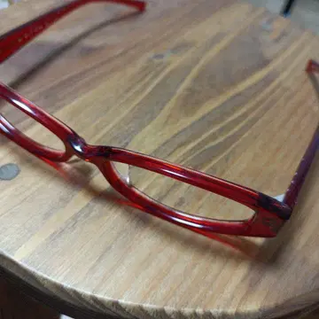 애니에스베 빨간색 안경 프레임 일본제