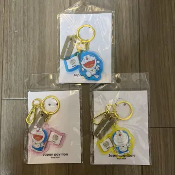 오사카 간사이 박람회 일본관 도라에몽 키링