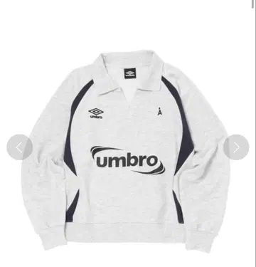 Umbro 그레이 피케 셔츠 맨투맨