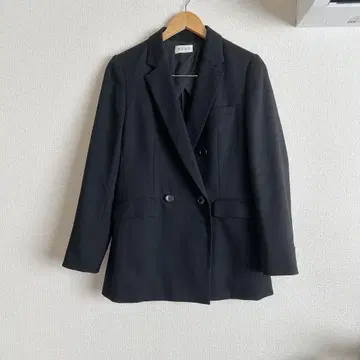 PLST 테일러드 자켓 블레이저 더블 L 블랙 블랙