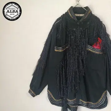 [ 새상품급 ] 블라우스 셔츠 큐빅 댄스 의상 블랙 블랙 개성파