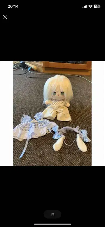 가격 인하! 새상품급! 의류 포함! 무속성 20cm 봉제 인형 뼈대 포함