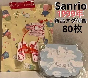 산리오 25주년 유니콘 키티 메모 80매 1999년 미개봉 새상품