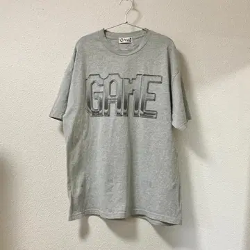 GAME 로고 그레이 T셔츠