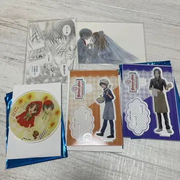 하나토유메전 학원 앨리스 콜라보 카페 코스터 아크릴 스탠드 엽서