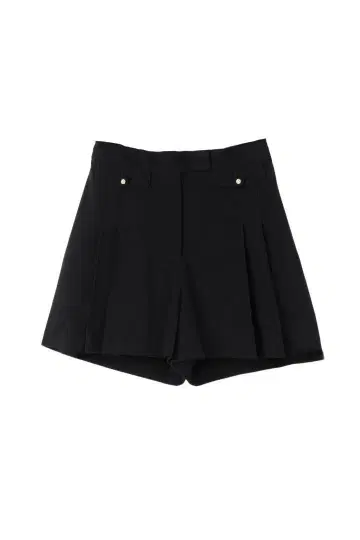 Double Tuck Front Shorts black S사이즈