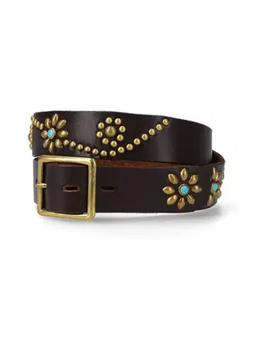 HTC Belt #25 1.25 Turquoise with End