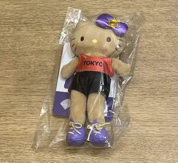 헬로키티 세계 육상 콜라보 봉제 인형 키링