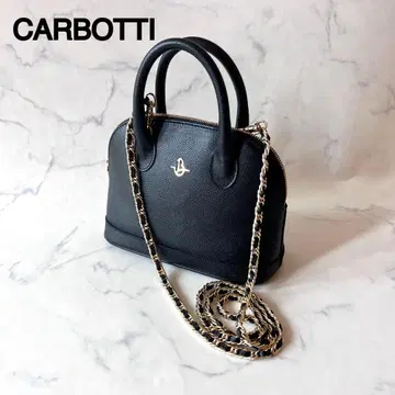 [ 구하기 어려움 ] CARBOTTI  베리나 핸드백 블랙 미사용급