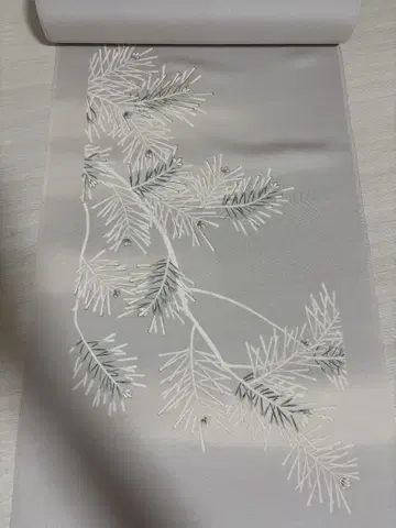 염색 오코우치 소나무 무늬 호몬기 옷감 하카케 포함
