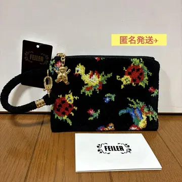FEILER x 티슈 파우치 파우치 하이디 블랙