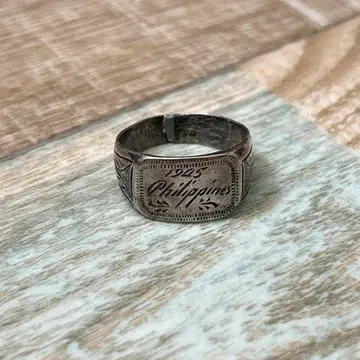 40s MILITARY RING 필리핀 반지 밀리터리 링 22호