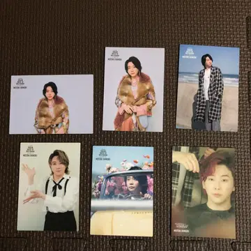 Mrs. GREEN APPLE 오모리 모토키 포토 카드 젠진 노아의 방주