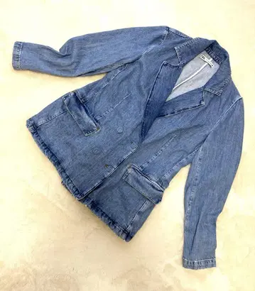 자라 zara 데님 자켓 G 자켓 테일러드 자켓 블루 XS