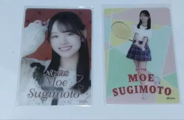 NGT48 스기모토 모에 클리어 카드 세트